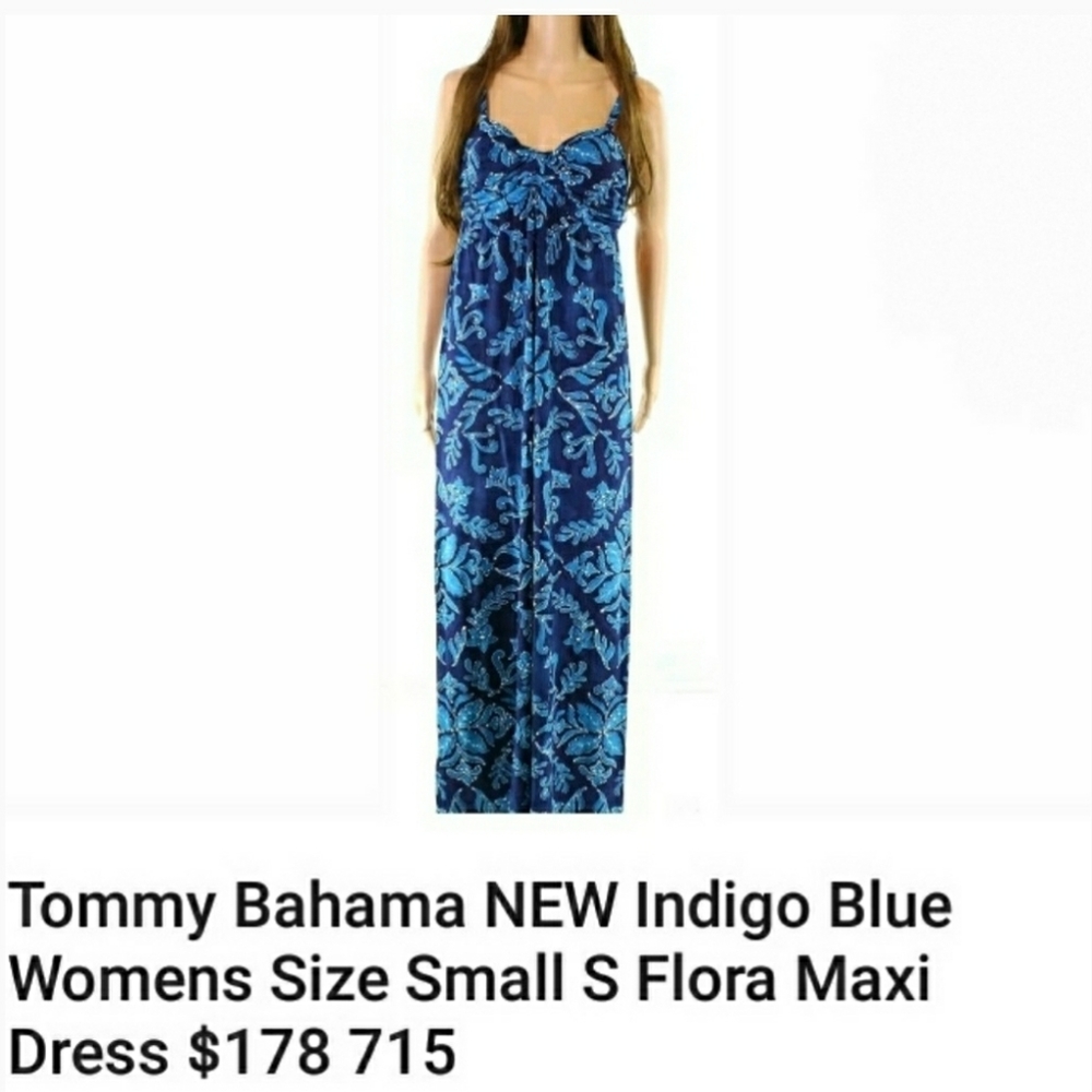 Sale NWT Tommy Bahama perfect summer maxi dress SUPER SOFT. $198 MSRP S - Picture 10 of 14